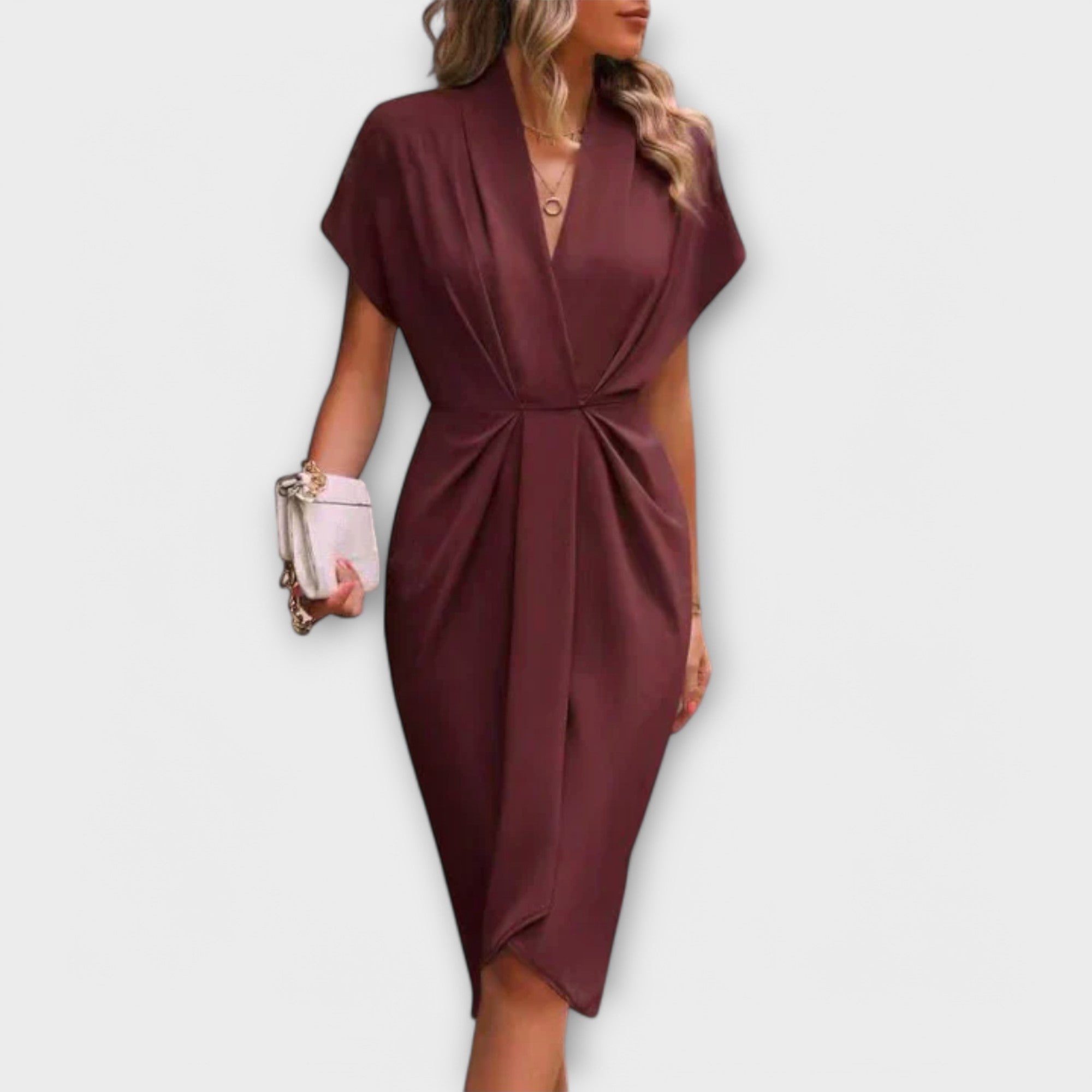 Serena - Midi Cable Dress