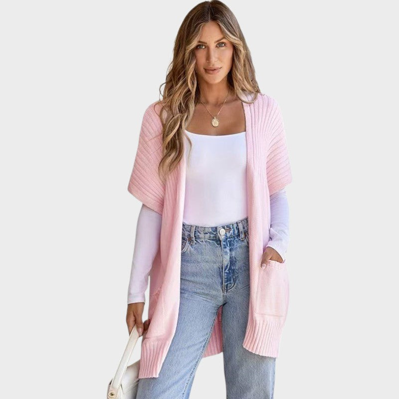 Isla – Lightweight Open-Front Knit Cardigan